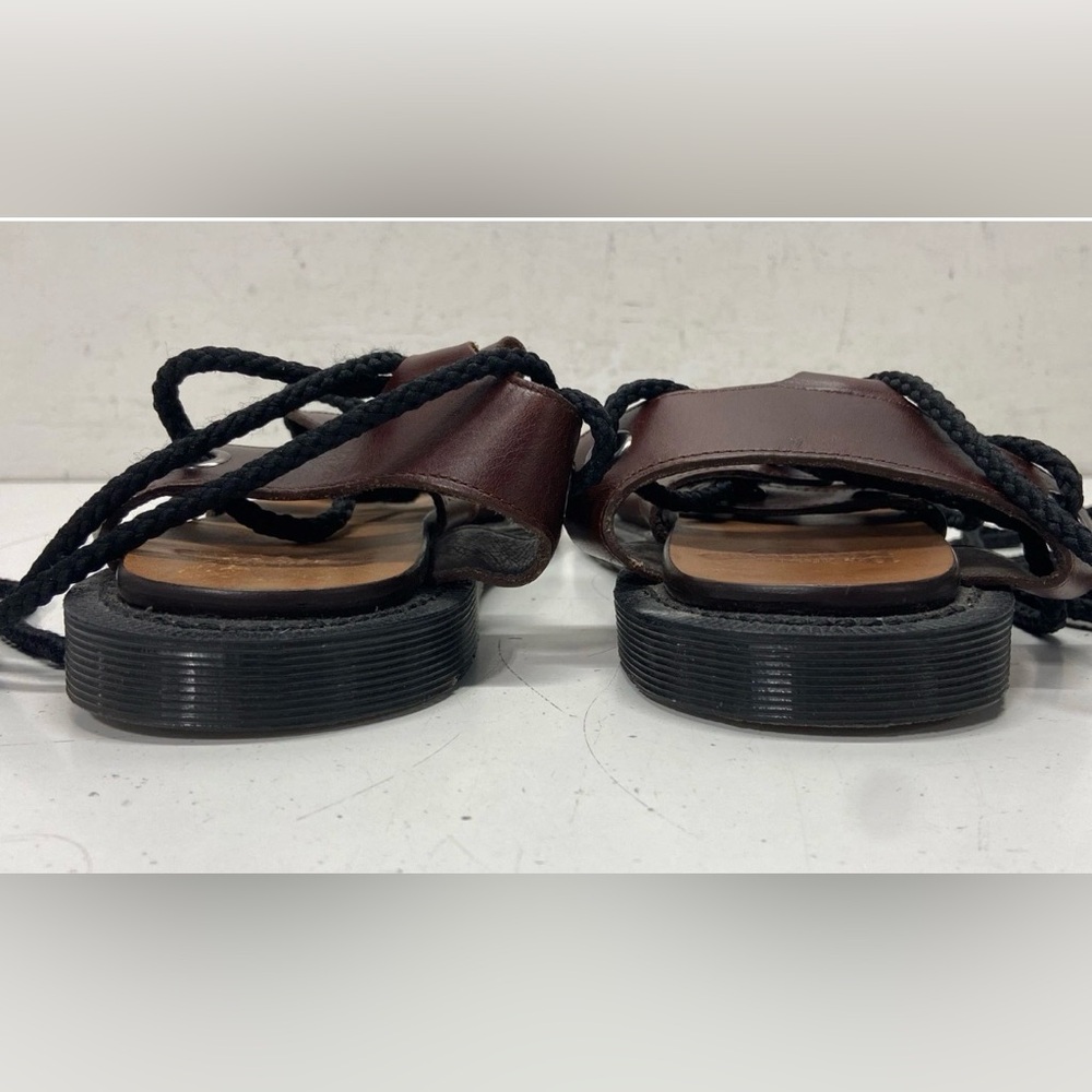Dr. Martens Brown Leather Lace-Up Gladiator Sandals - Picture 4 of 7